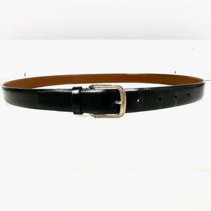 Christian Dior Genuine Split Leather Black Belt